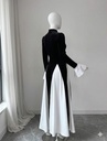 Robe noir et blanc 