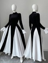 Robe noir et blanc 